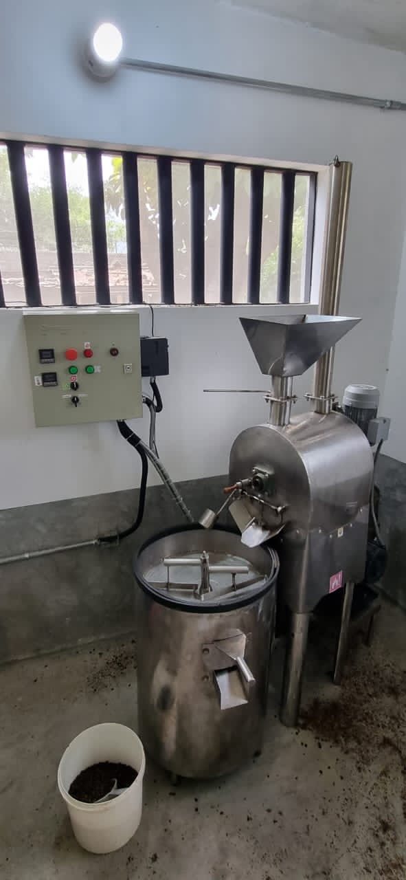 Torrefactora industrial a gas, construida por Neurovanta